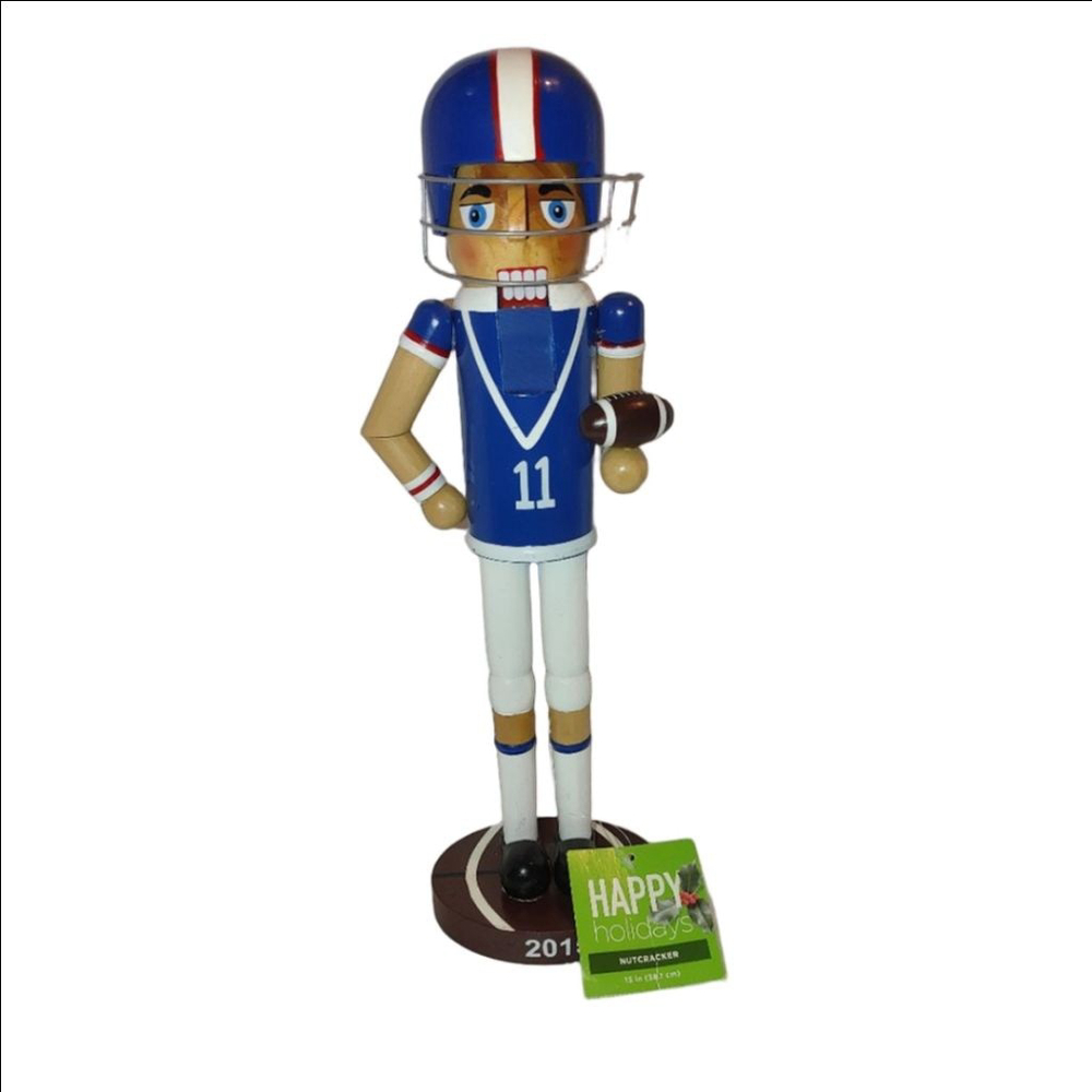 Happy Holiday 15" New York Giants Nutcracker NWT
